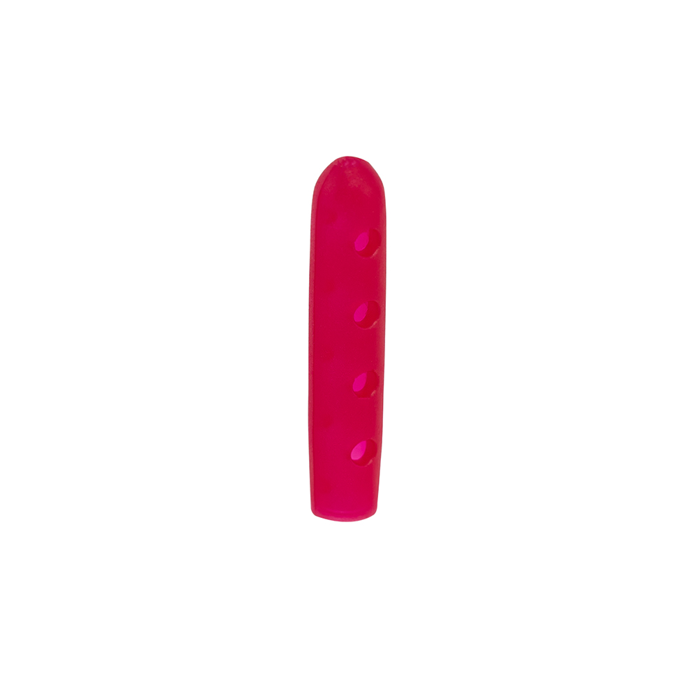 Präzisionsschutzkappe rund gelocht 3,2 x 25,4 mm rot, 100 Stück