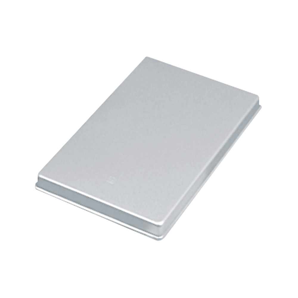 Tray Alu-Deckel mini ungelocht 185x145x39 mm silber, Stück