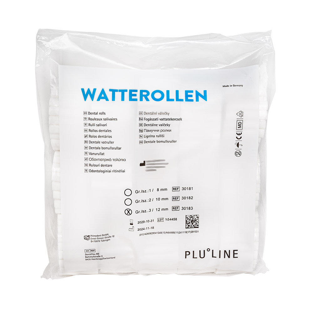 PLULINE Watterollen Größe 3, 300 g
