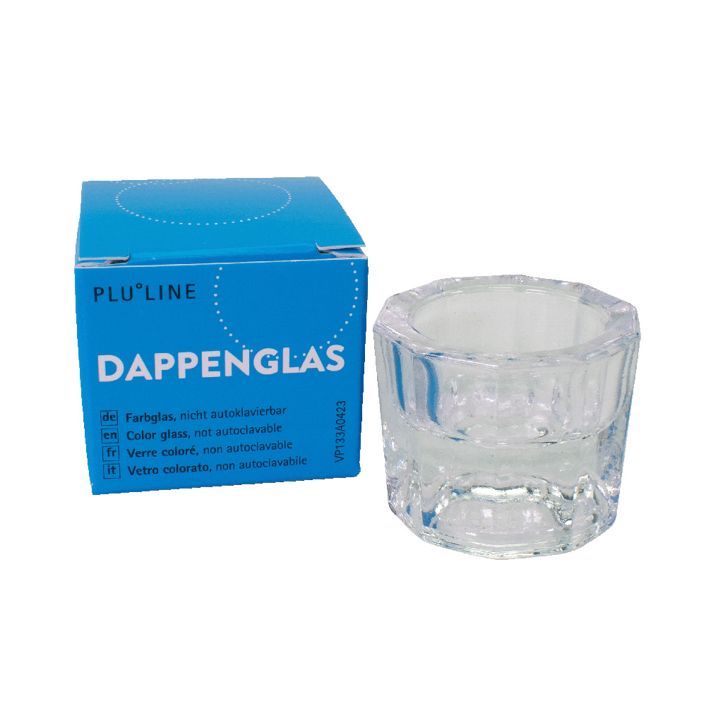 PLULINE Dappenglas klar, Stück