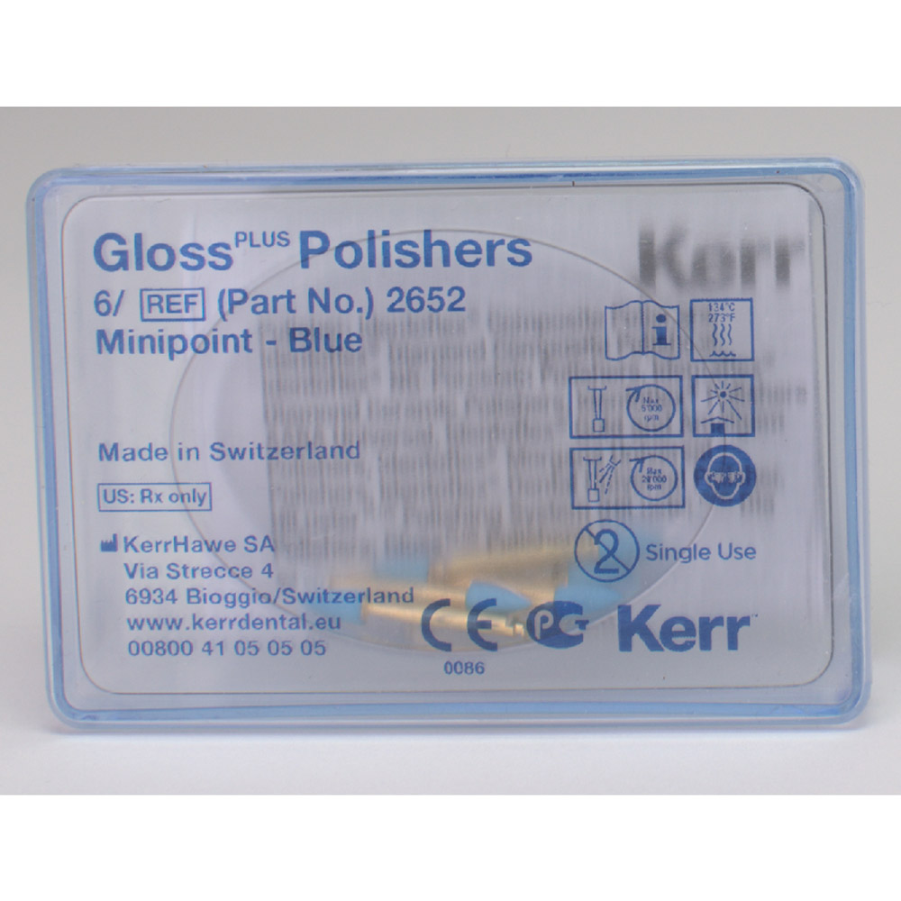 Gloss plus Polierer Minipoint, 6 Stück