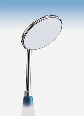 Mundspiegel Surface 24 mm DA027, 12 Stück
