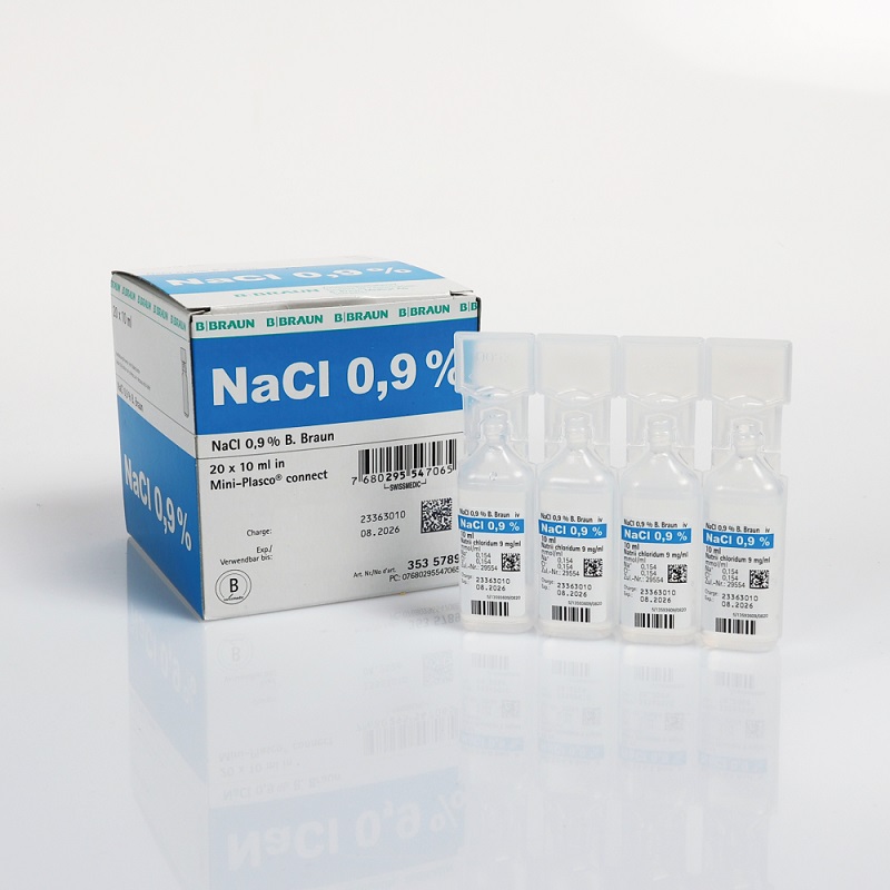 NaCl 0.9% Mini-Plasco connect 20x10ml