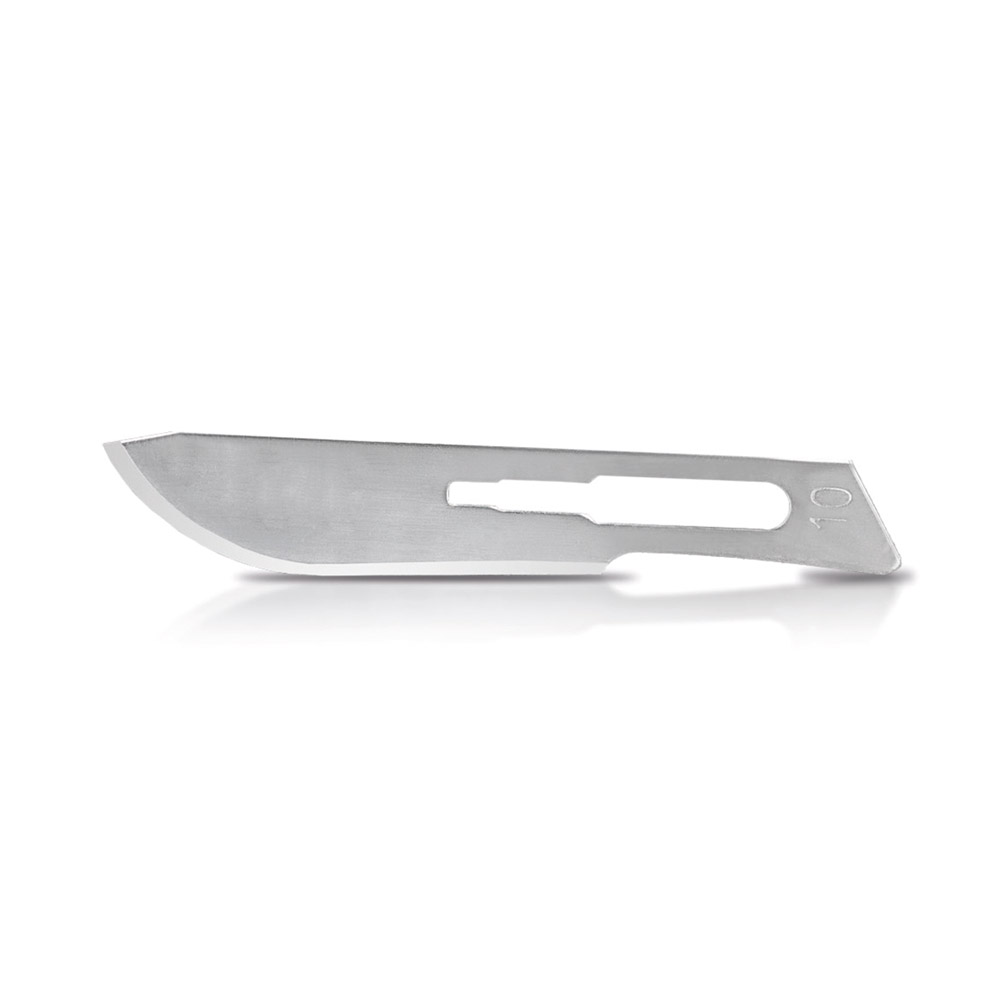 Skalpellklingen Carbon Steel 873B Figur 10, 100 Stück