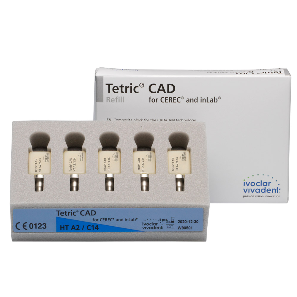 Tetric CAD CEREC/inLab HT A3,5 C14, 5 Stück