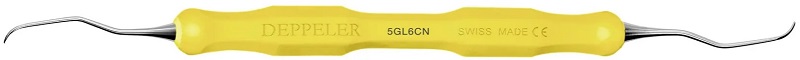Curette Gracey longue 5 GL 6 jaune Adep, pièce