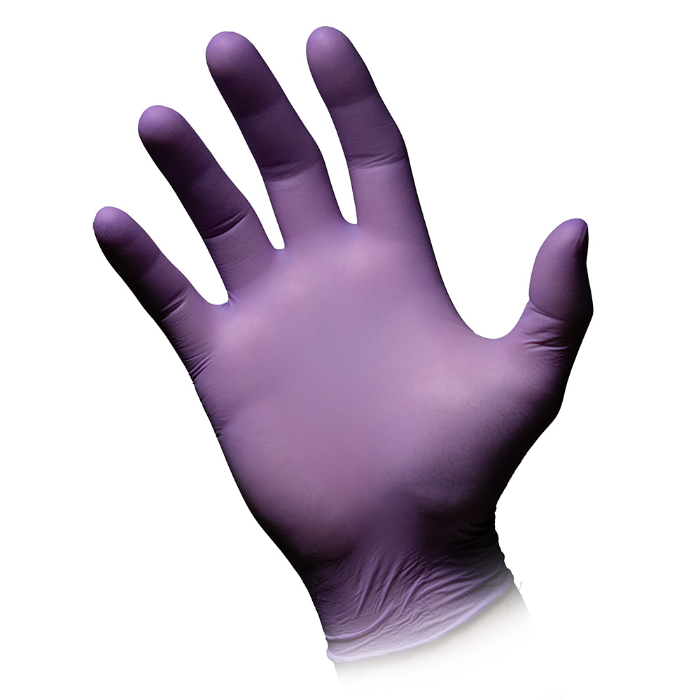 PLULINE NITRIL COLOR violet Gr. XS, 100 Stück