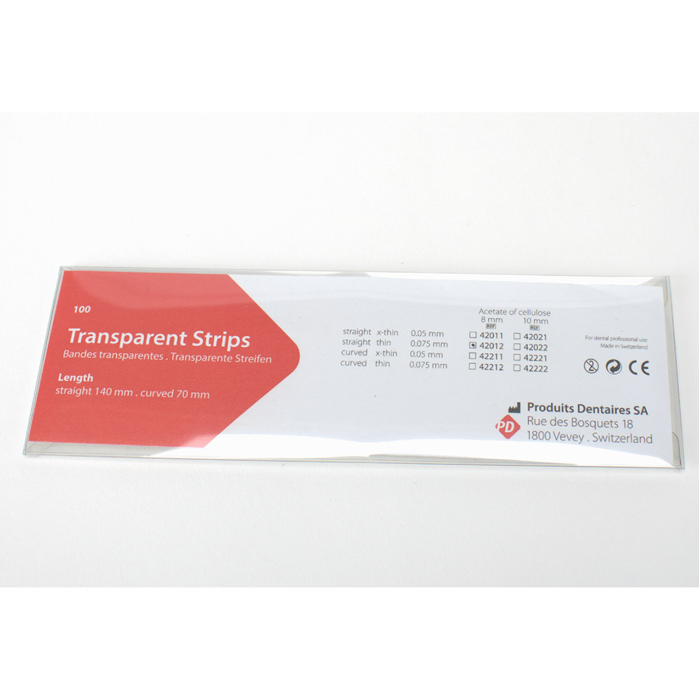 Matrix Strips gerade 140 x 8 mm dünn, 100 Stück