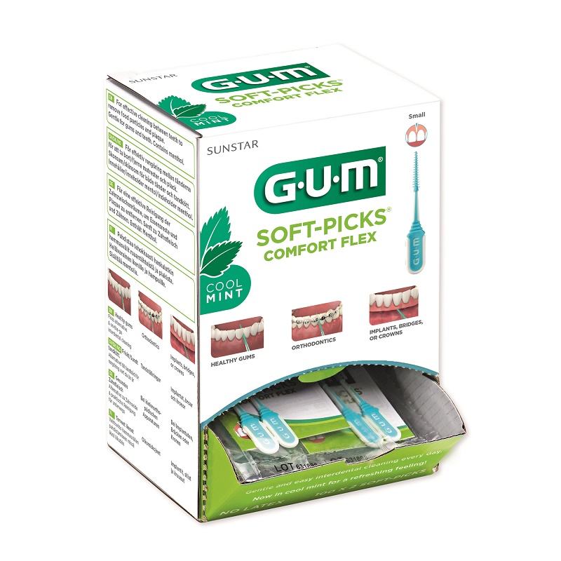GUM Soft-Picks Minty small, 100 x 2 Spenderbox