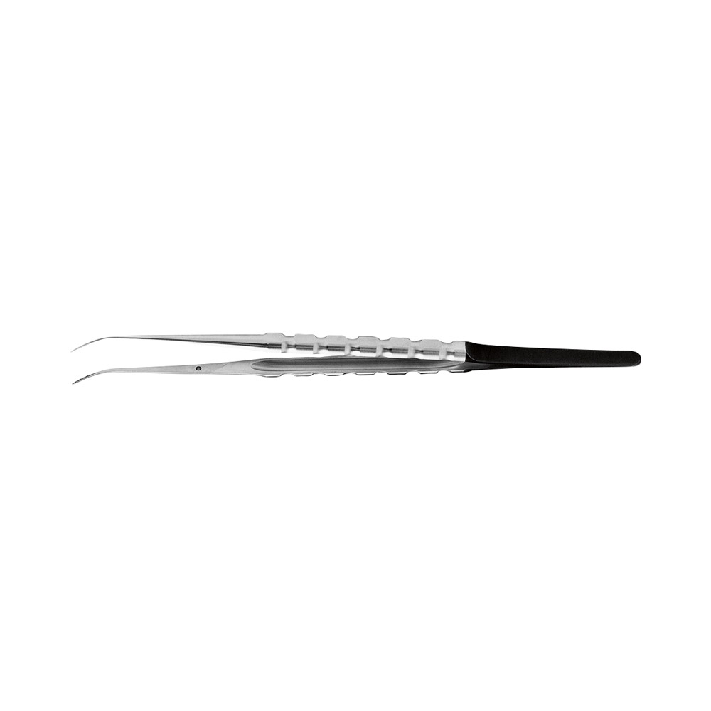 Cooley Mikro Pinzette chirurgisch 18 cm 45 Grad gebogen, Stück