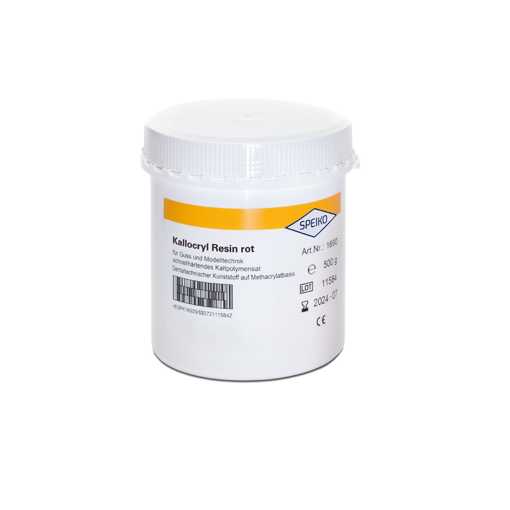 Kallocryl Resin rot Pulver 500g