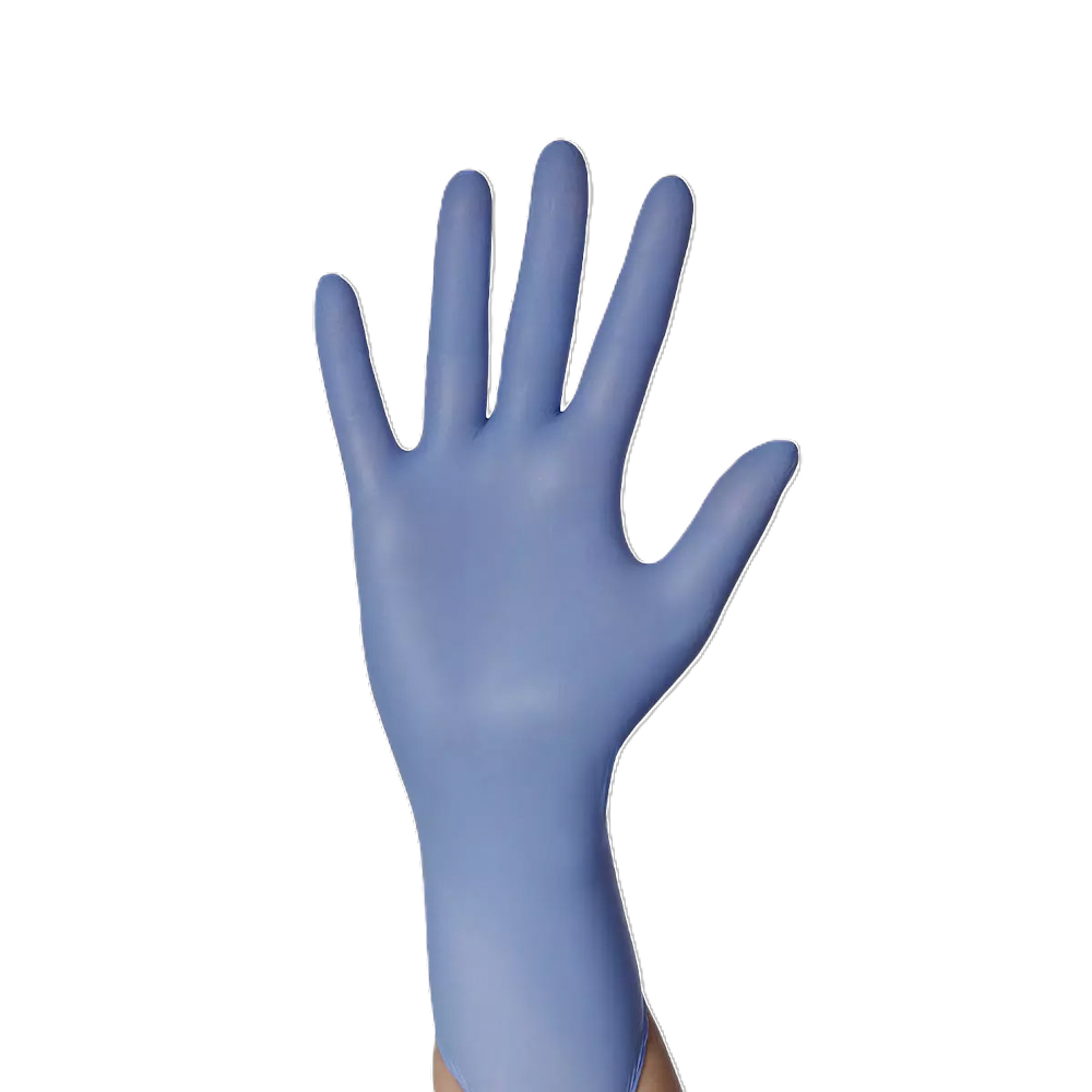 Gants PLULINE Nitrile Touch bleus, taille S, 100 pièces