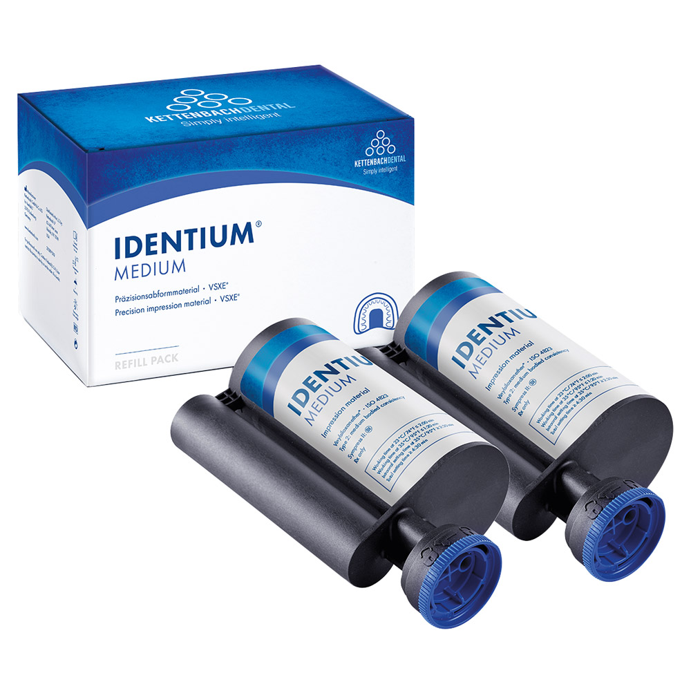 Identium Medium Kartusche, 2 x 380 ml Refill