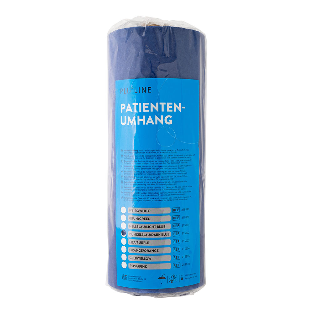 PLULINE Capes de protection Patient, bleu foncé,