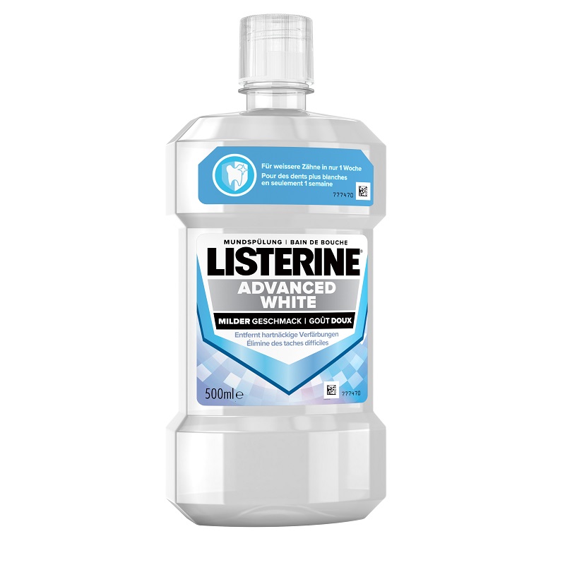 LISTERINE ADV.WHITE 500ML>DE,AT,FL,CH