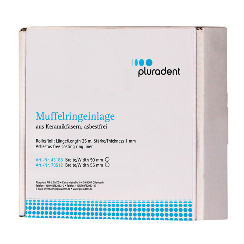 PLULINE Muffelringeinlage 50 mm, Rolle