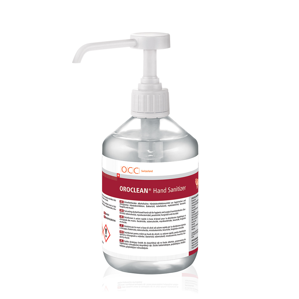 OROCLEAN Hand Sanitizer, 500 ml Flasche mit Pumpe