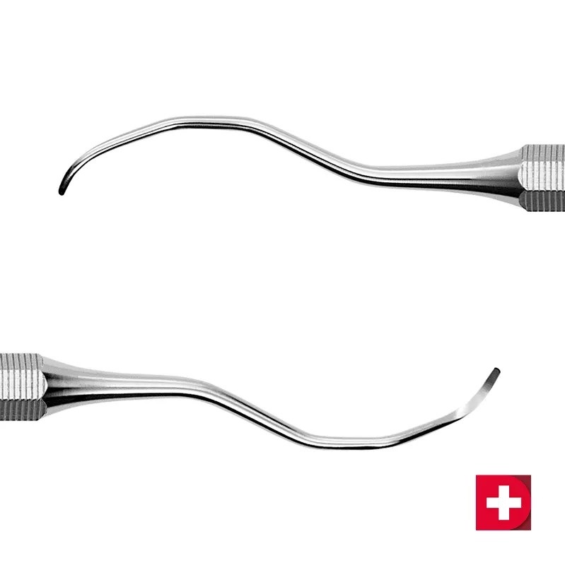 Curette Gracey longue 11 GL 12 rouge Adep, pièce