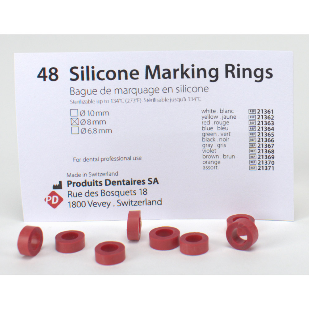 SILIKON RINGE PD ROT 8,0MM PA/48