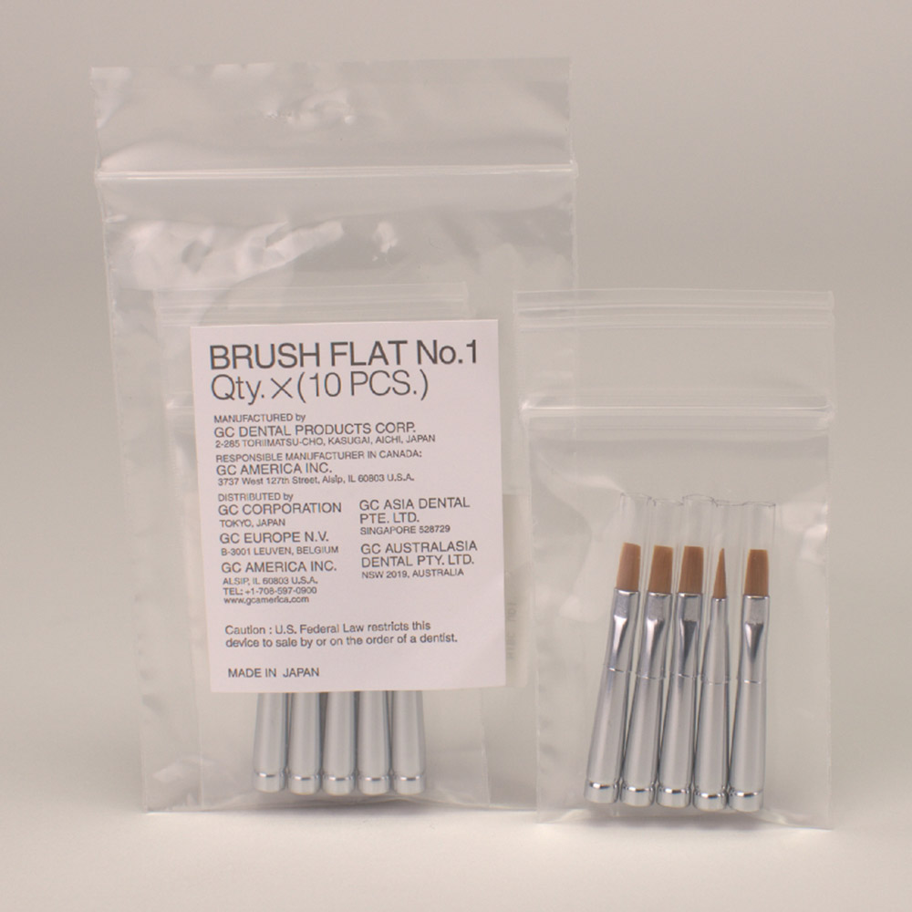Gradia Brush Flat Nr. 1, 10 Stück