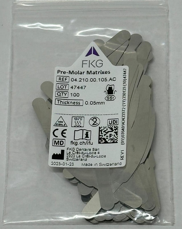 FKG Matrize 210 0,05 mm Prämo >CH, 100 Stück Packung