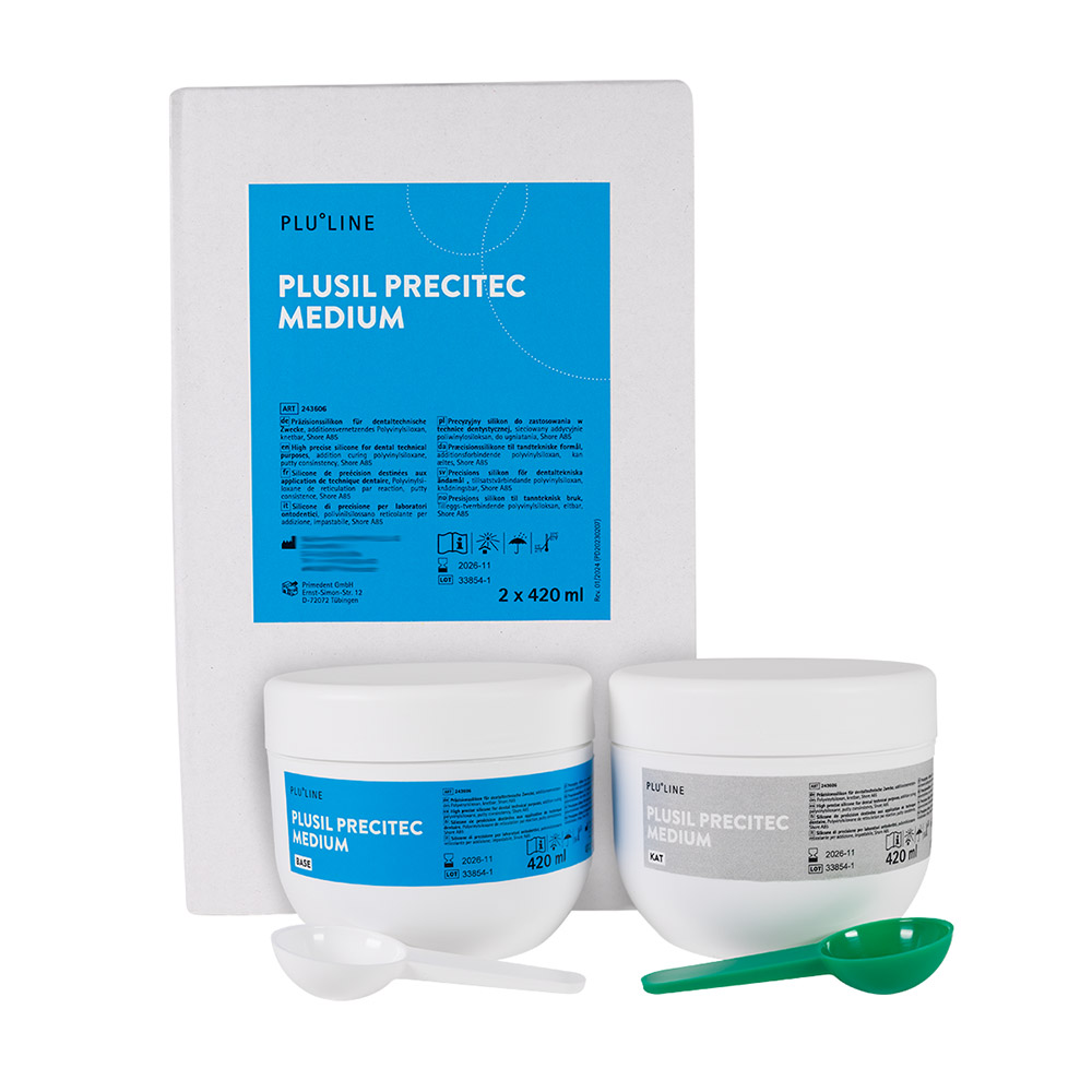 Plurasil Precitec medium Knetmasse, 2 x 420 ml Dose