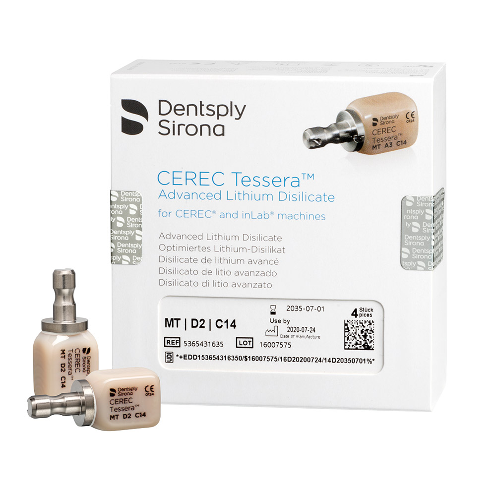 CEREC Tessera C14 MT D2, 4 Stück