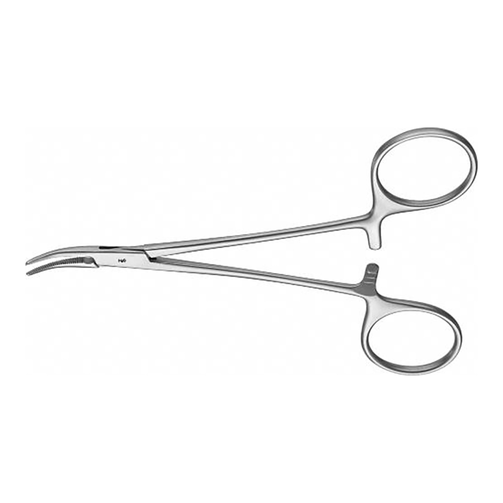 Mosquito Klemme Halsted 12,5 cm gebogen, Stück