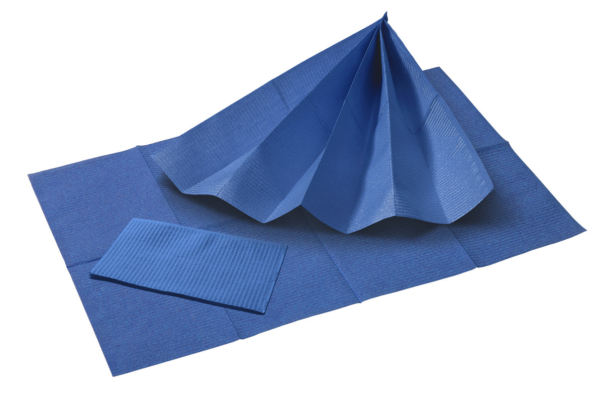 TOP SAFE Servietten magicblue 3-lagig 33 x 45 cm, 500 Stück