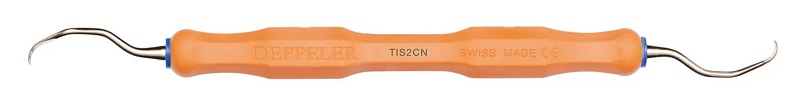 TIS2CN Curette en titane CLEANext orange
