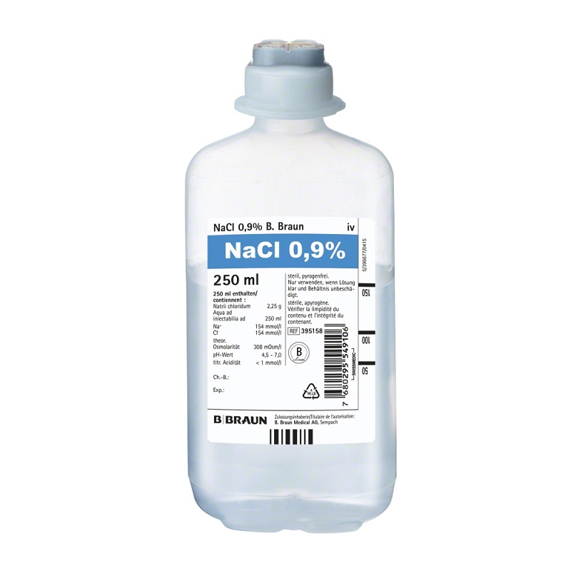 NaCL 0,9% Ecoflac plus 10x250ml reg.