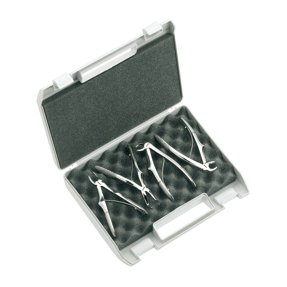 Zahnzangen Figur 3280A OK + UK Kind im Minibag, Set 4 Stück
