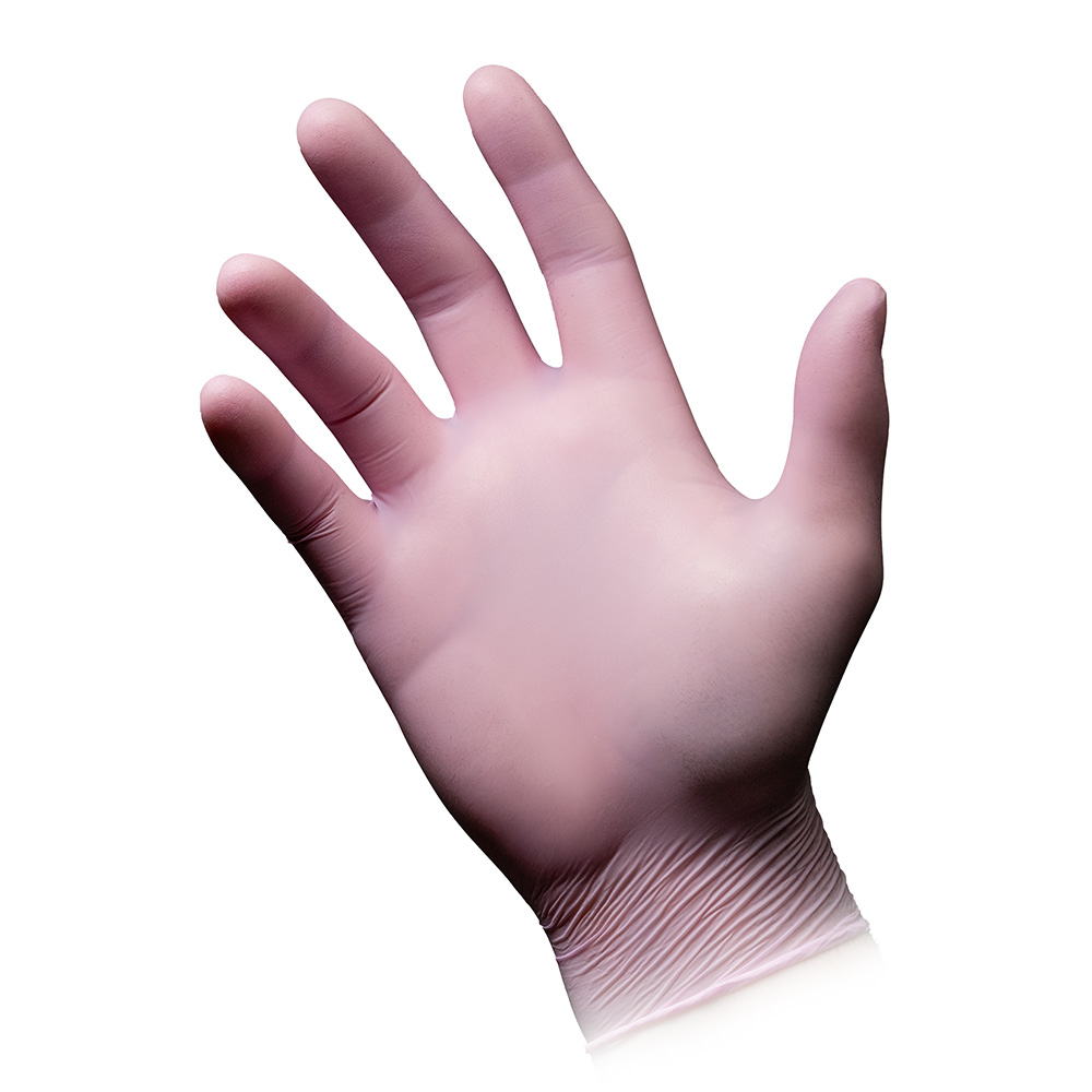 PLULINE NITRIL COLOR rose Gr. XS, 100 Stück