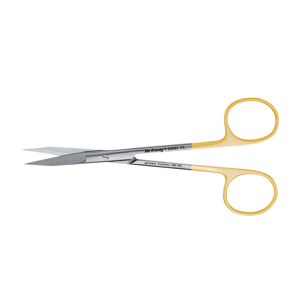 Goldman-Fox Schere 12,5 cm PermaSharp gebogen, Stück