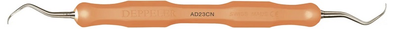 Curette en titane AD23 CLEANext orange