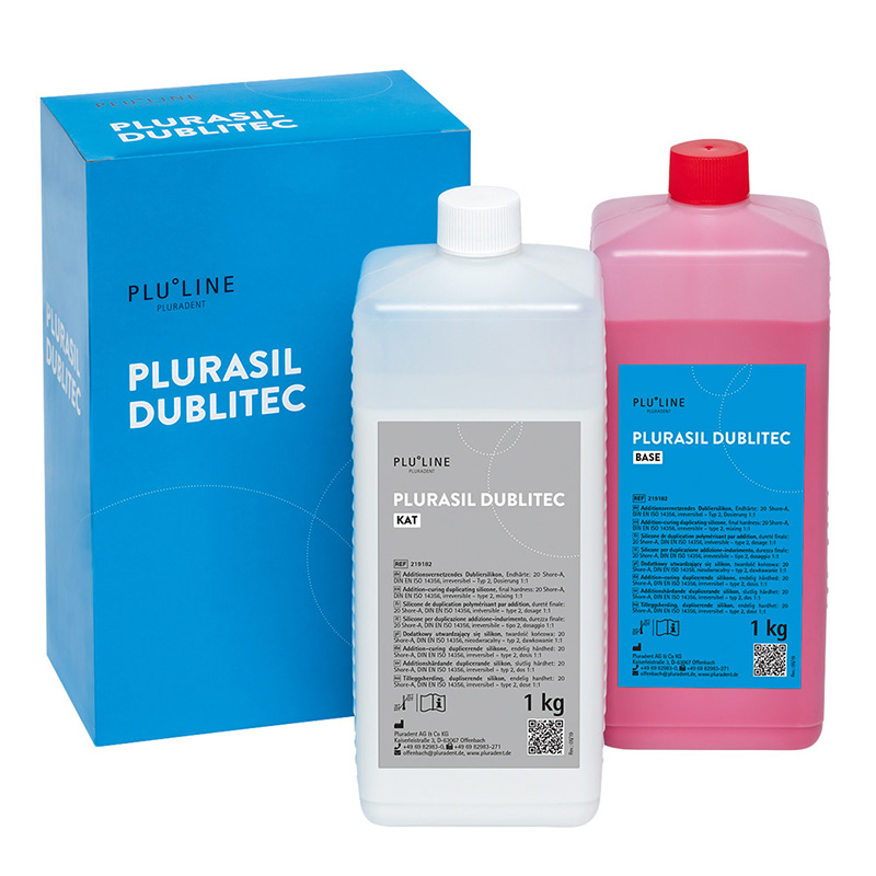 Plurasil Dublitec Dubliermasse, 2 x 1 kg Flasche