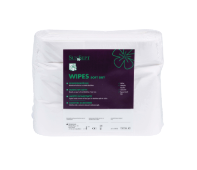 Sunsept Wipes Dry Soft 28 x 30 cm, Packung 2 x 90 Tücher