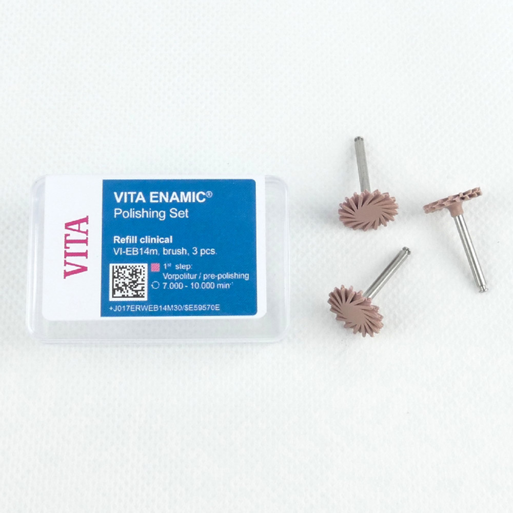 Polierinstrument Brush VI-EB 14M pink, 3 Stück