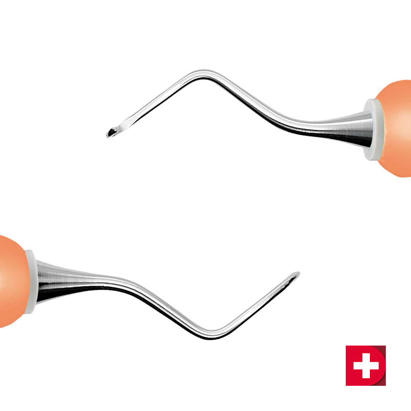 Curette de furcation F11 CLEANext orange