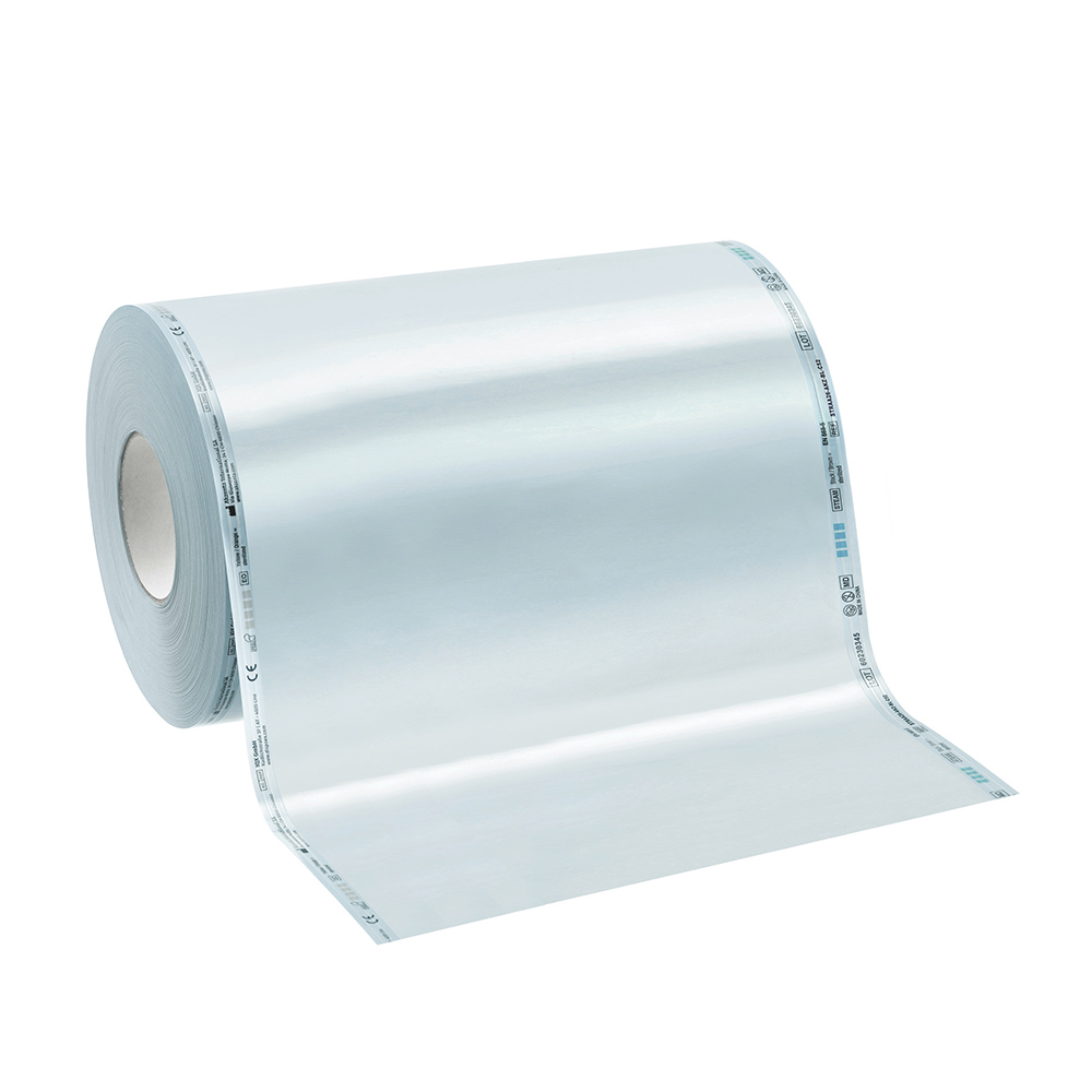 TOP SAFE - Sterilisationsrolle blau 300 mm x 200 m, ohne Falte