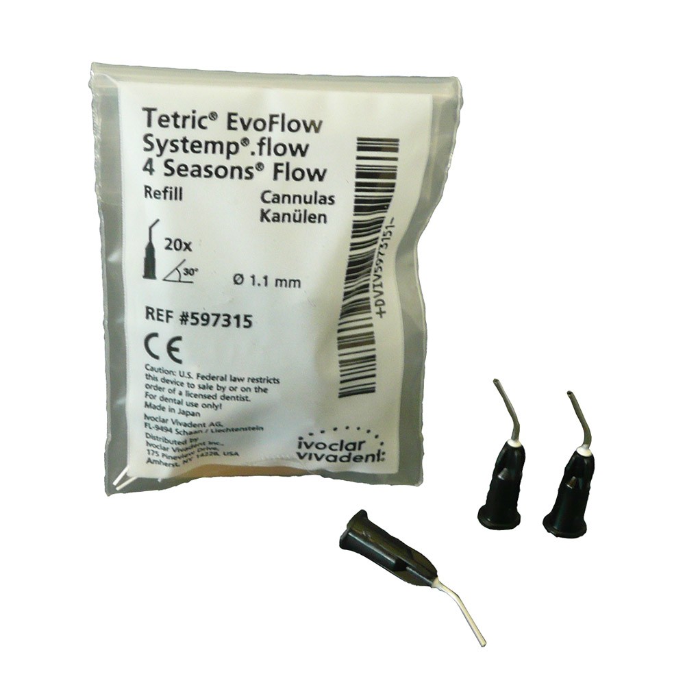 Tetric EvoFlow Applikations-Kanüle, 20 Stück