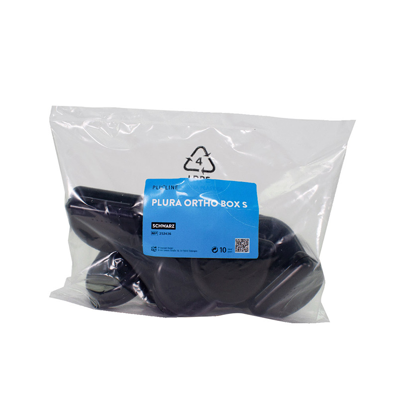 Plura-Ortho-Box S black, 10 Stück