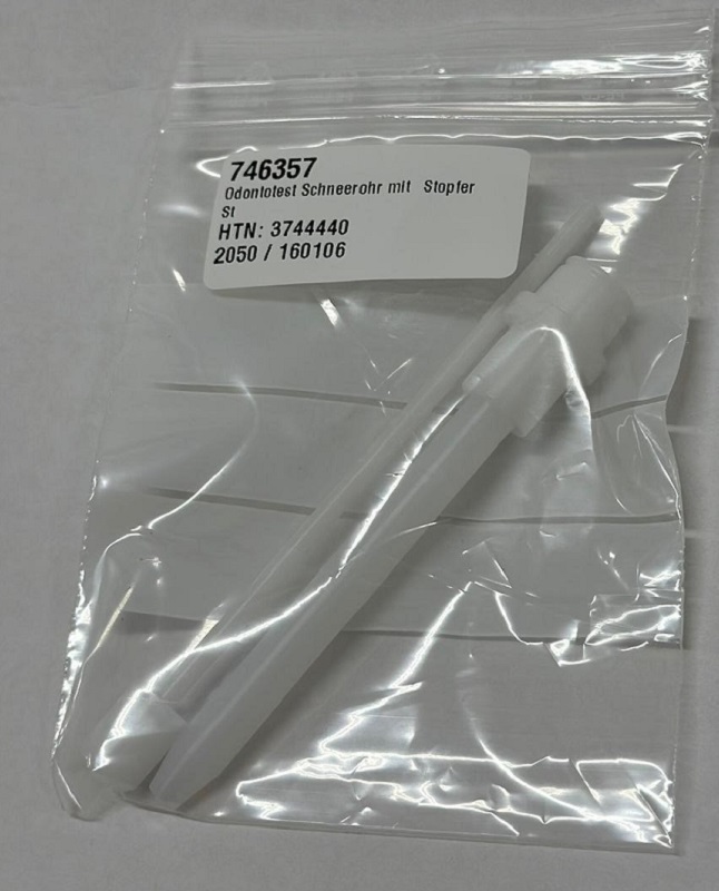 Odontotest Schneerohr mit Stopfer
