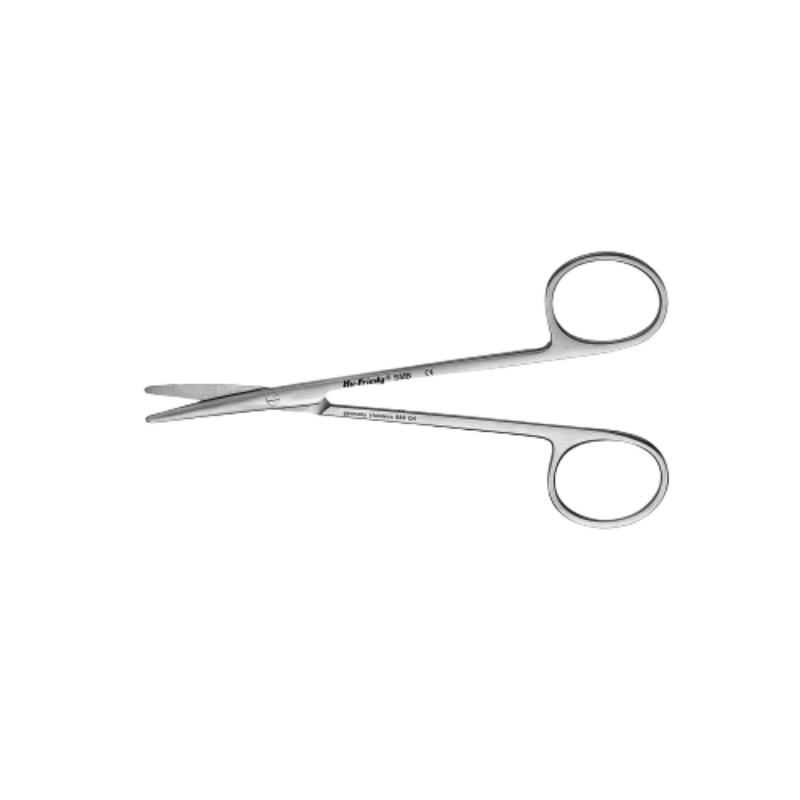 Metzenbaum Schere Baby 12,5 cm gebogen rund, Stück