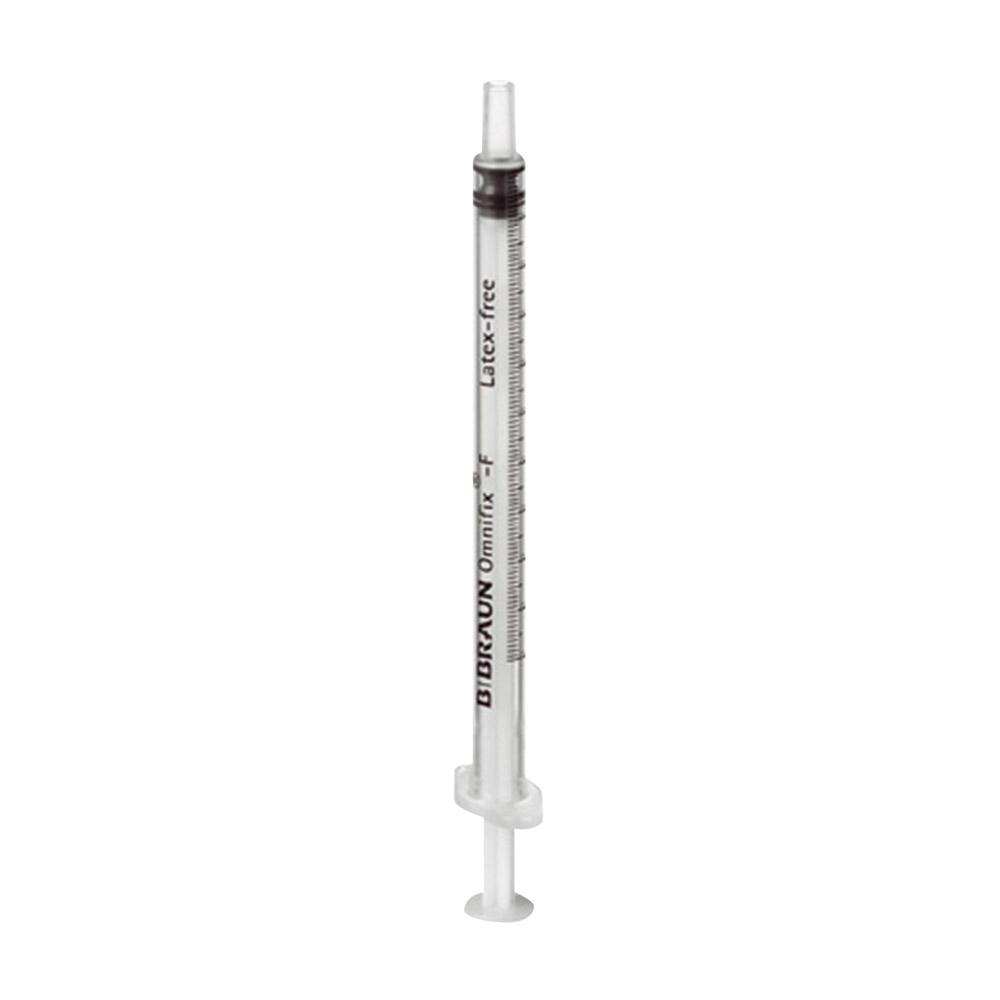 Omnifix F 1 ml Spritze ohne Kanüle, 100 Stück