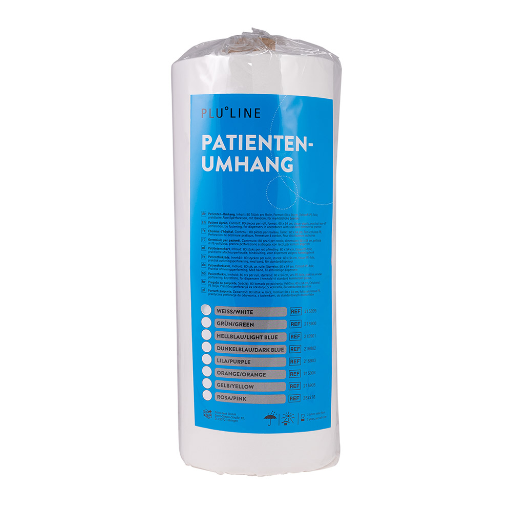 PLULINE Capes de protection Patient, blanc, 80 pces.