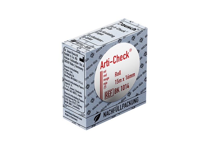 Papier d'occlusion bleu BK 1014, rouleau de 15 m