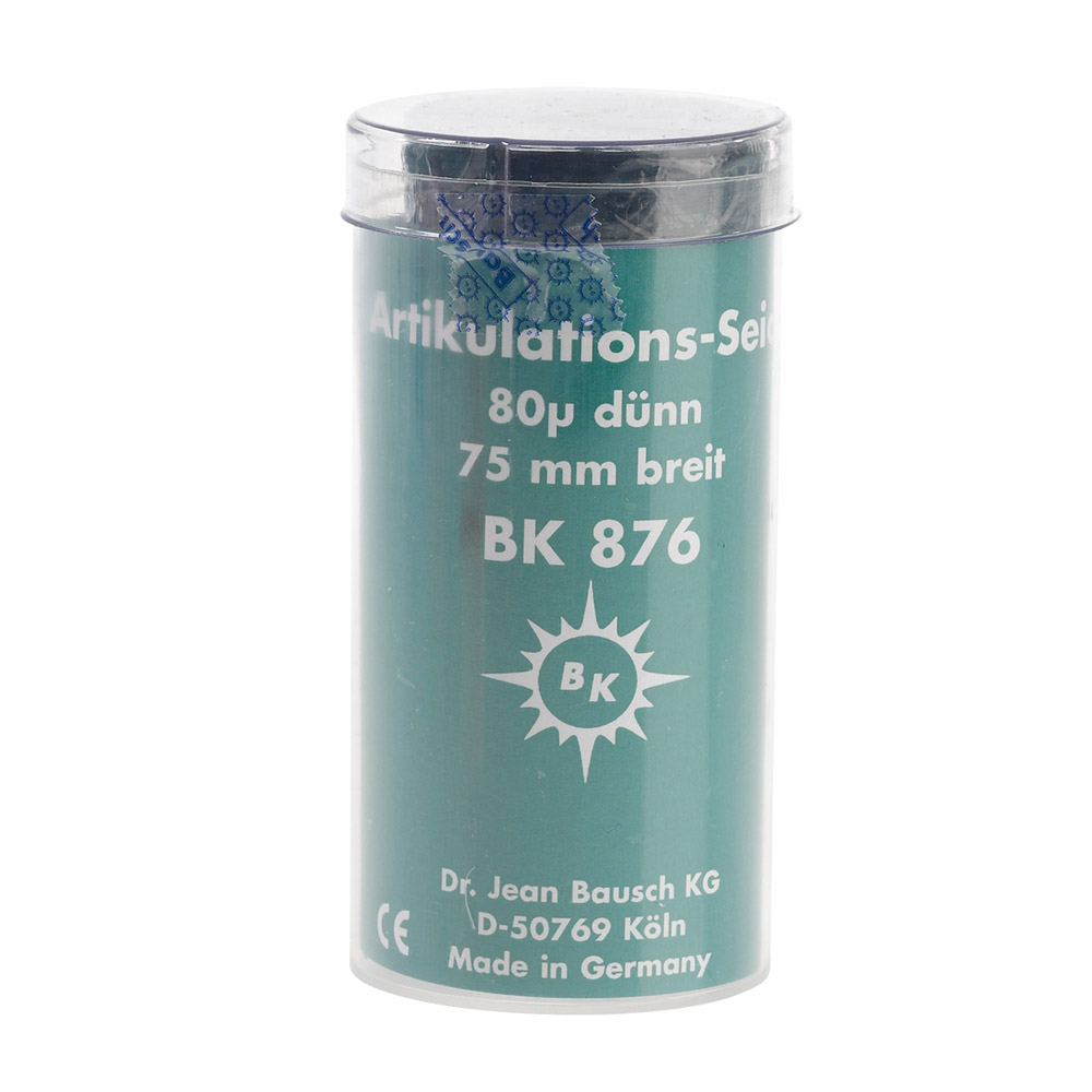 Artikulationsseide 80 µ grün BK 876, 3 m