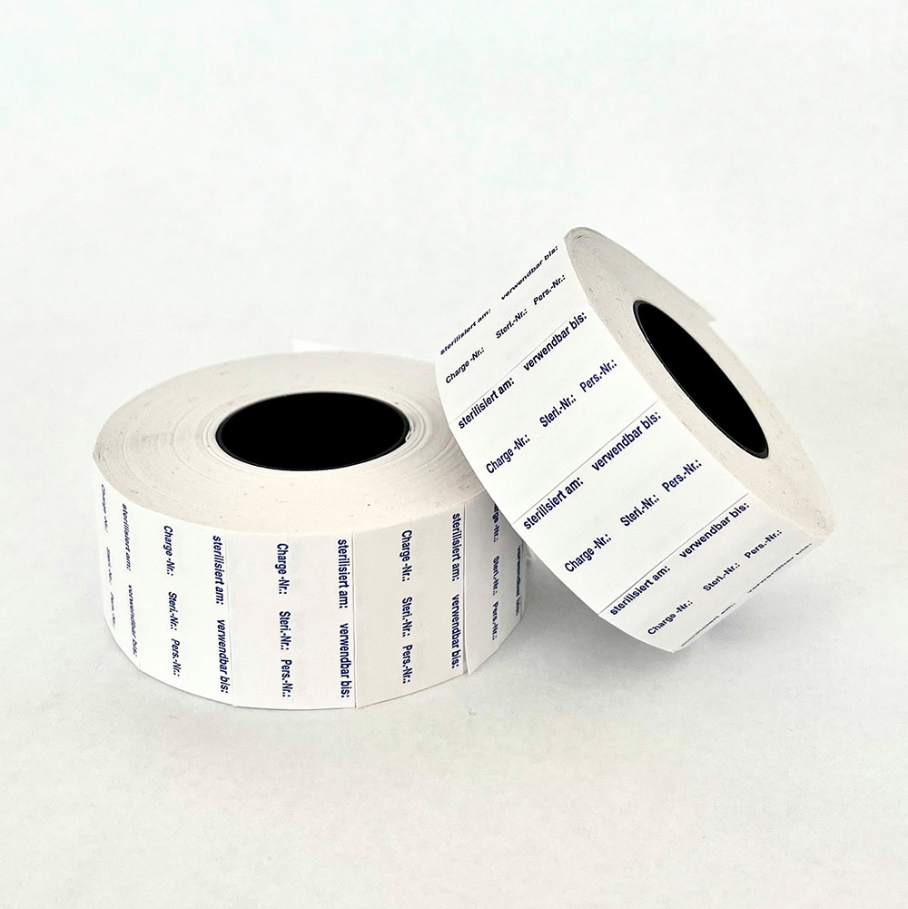 Hygoprint Ersatzrollen doppelt selbstklebend, 8 x 500 Stück/Rolle