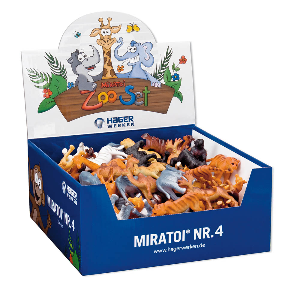 Miratoi Nr.4 Zoo-Tiere, 100 Stück